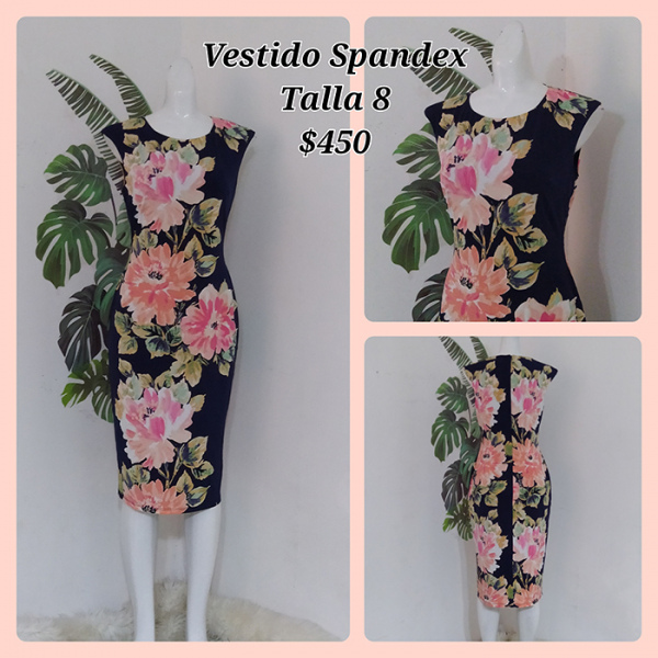 Vestido Spandez Talla 8 (5)