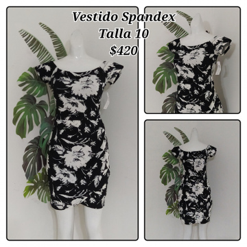 Vestido Spandex Talla 10 (60)