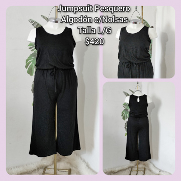 Jumpsuit Pesquero Algodón con Bolsas Talla L/G (30)