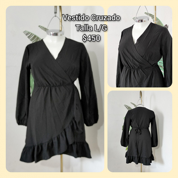 Vestido Cruzado Talla L/G (45)