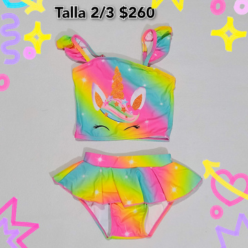 Trajes de Baño para Niña Talla de 0 a 5 (60)