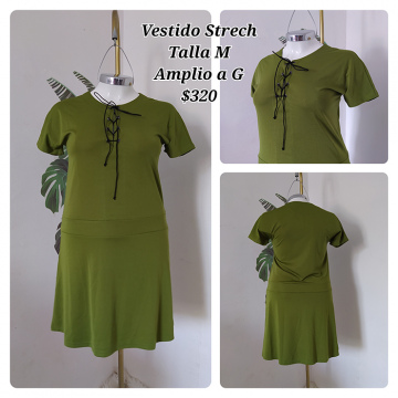 Vestido Strech Talla M Amplio a G (18)