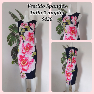 Vestido Spandex Talla 2 amplio (10)