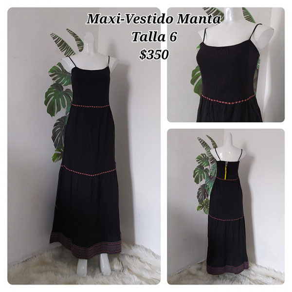 Maxi-Vestido Manta Talla 6 (40)