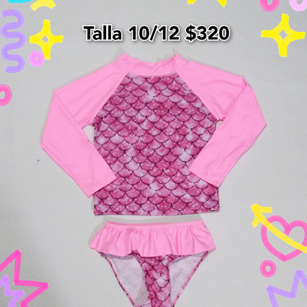 Trajes de Baño para Niña Talla 9 a 18 (32)
