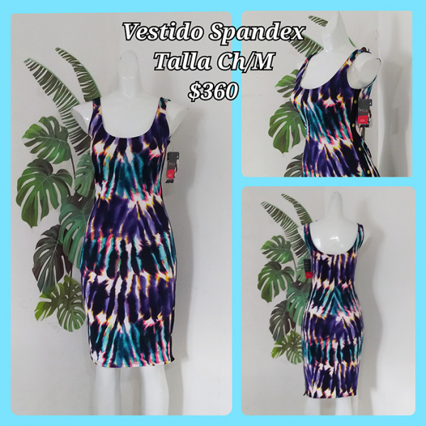 Vestido Spandex Talla Ch/M (58)