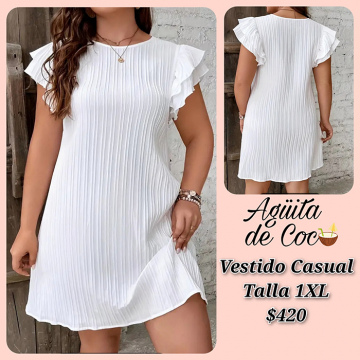 Vestido Casual Talla 1Xl (14)