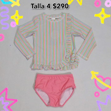 Trajes de Baño para Niña Talla de 0 a 5 (4)