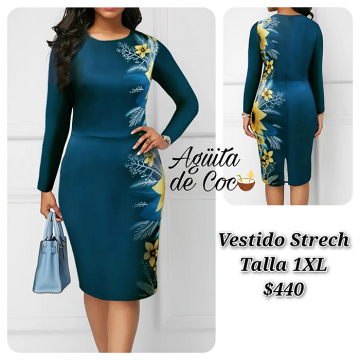 Vestido Strech Talla 1XL (48)