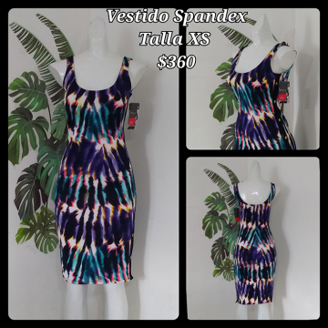 Vestido Spandex Talla XS (31)