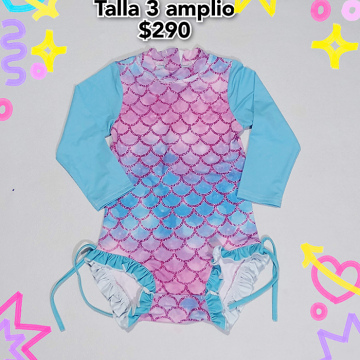 Trajes de Baño para Niña Talla de 0 a 5 (25)