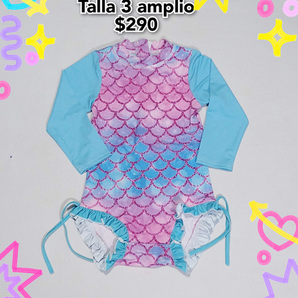 Trajes de Baño para Niña Talla de 0 a 5 (25)