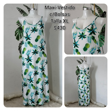 Maxi-Vestido con Bolsa Talla Xl (27)