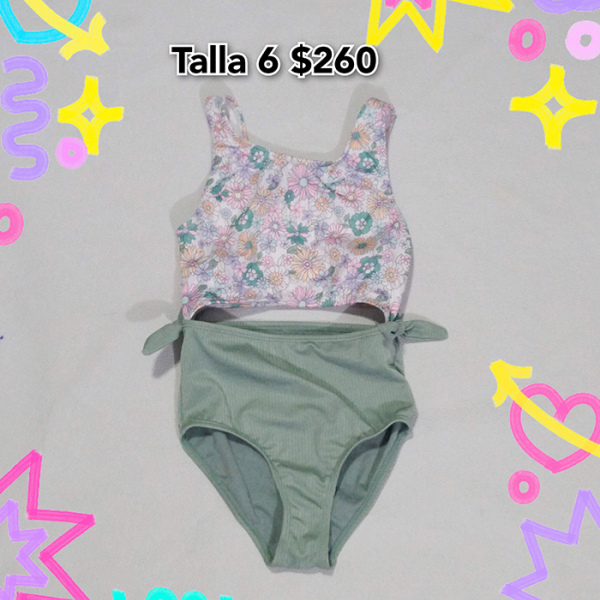 Trajes de Baño para Niña Talla 6 a 8 (75)