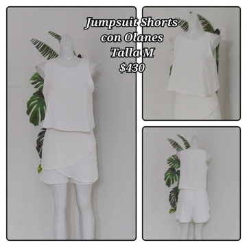 Jumpsuit Shorts con Olanes Talla M (23)