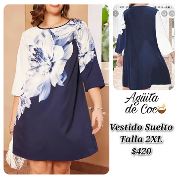 Vestido Suelto Talla 2XL (21)