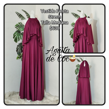 Vestido Fiesta Strech Talla Mediana (16)