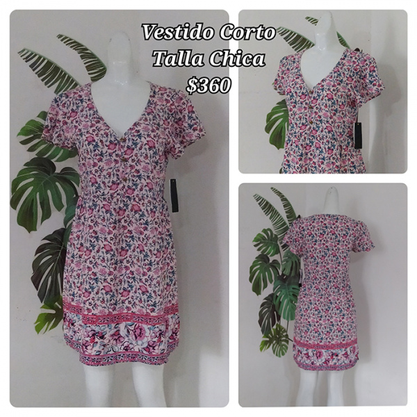 Vestido Corto Talla Chica (54)