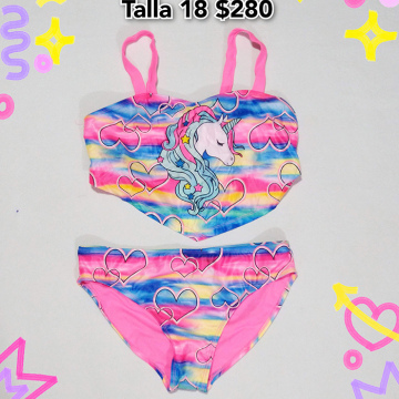 Trajes de Baño para Niña Talla 9 a 18 (1)
