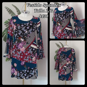 Vestido Spandex Talla L/G (47)