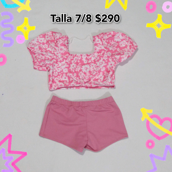 Trajes de Baño para Niña Talla 6 a 8 (27)
