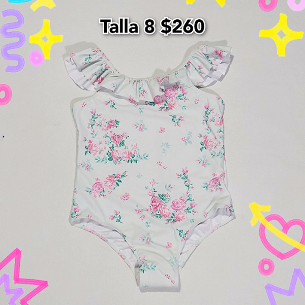 Trajes de Baño para Niña Talla 6 a 8 (60)