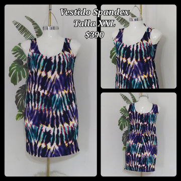 Vestido Spandex Talla XXL (6)
