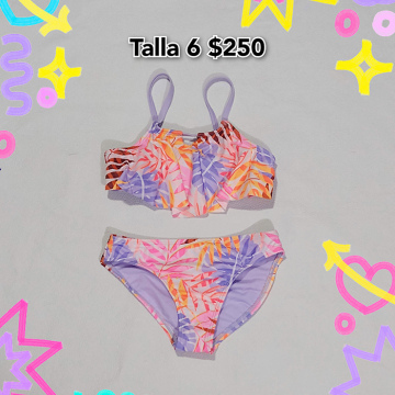 Trajes de Baño para Niña Talla 6 a 8 (77)
