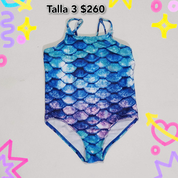 Trajes de Baño para Niña Talla de 0 a 5 (1)