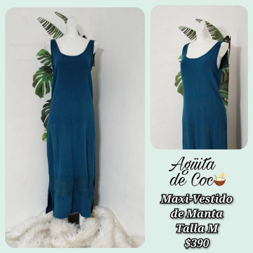 Maxi-Vestido de Manta Talla M (51)