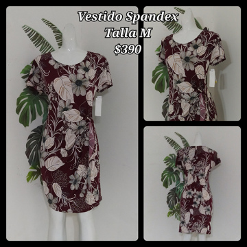 Vestido Spandex Talla M (58)