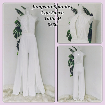 Jumpsuit Spandex con Forro Talla M (20)