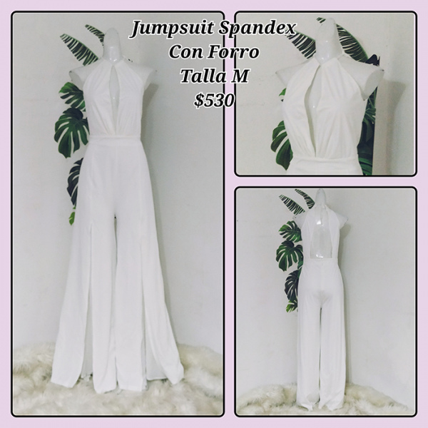 Jumpsuit Spandex con Forro Talla M (20)