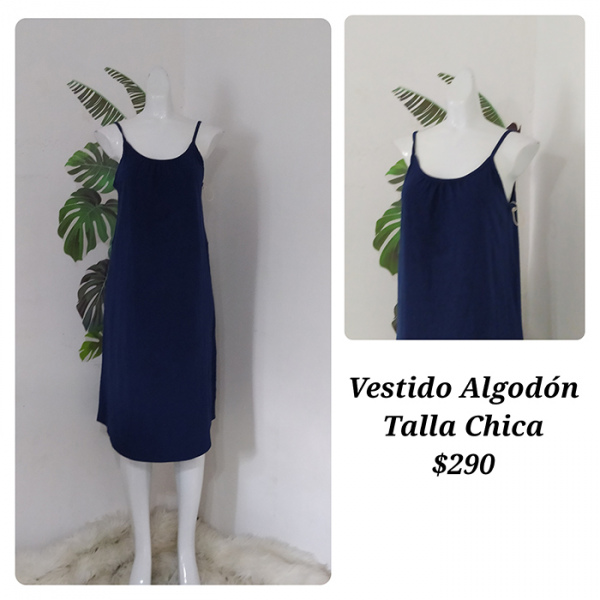 Vestido Algodón Talla Chica (56)