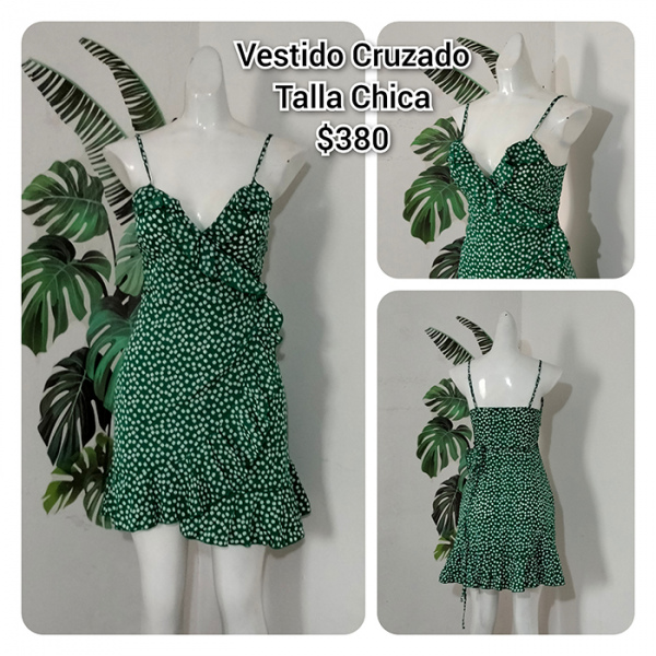 Vestido Cruzado Talla Chica (52)