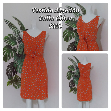 Vestido Algodón Talla Chica (41)