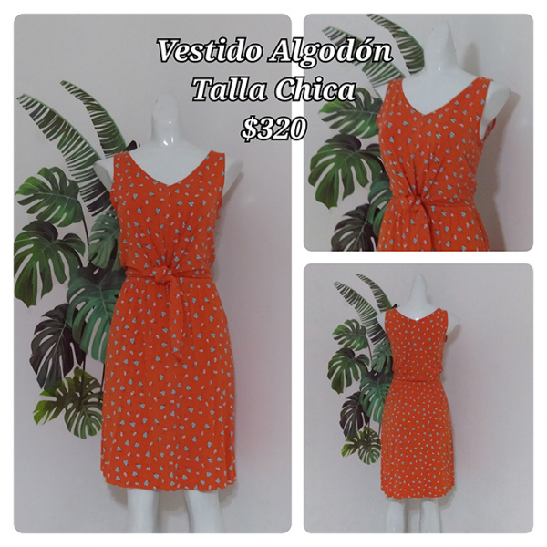Vestido Algodón Talla Chica (41)