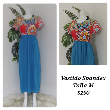 Vestido Spandex Talla M (44)
