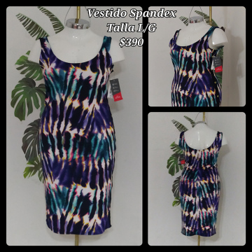Vestido Spandex Talla L/G (27)