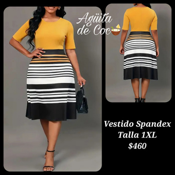 Vestido Spantex Talla 1XL (41)