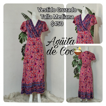Vestido Cruzado Talla Mediana (33)
