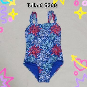 Trajes de Baño para Niña Talla 6 a 8 (4)