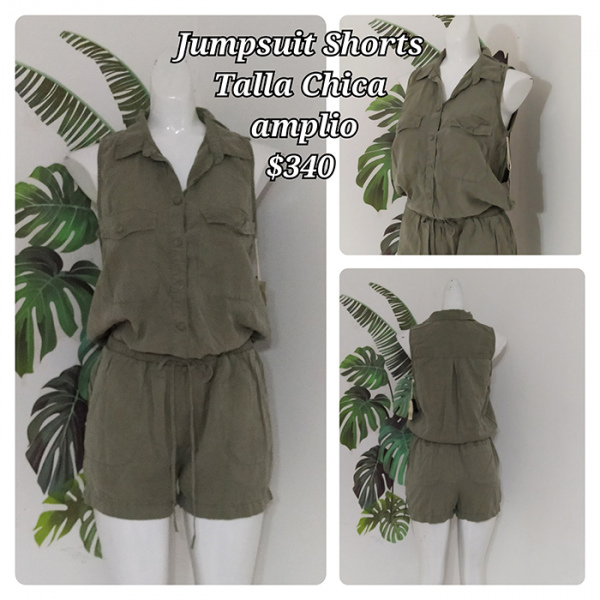 Jumpsuit Shorts Talla Chica Amplio (35)