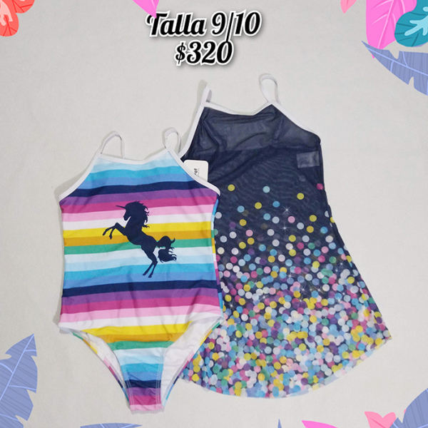 Trajes de Baño para Niña Talla 9 a 18 (9)