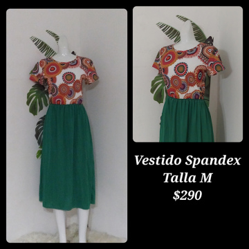 Vestido Spandex Talla M (45)
