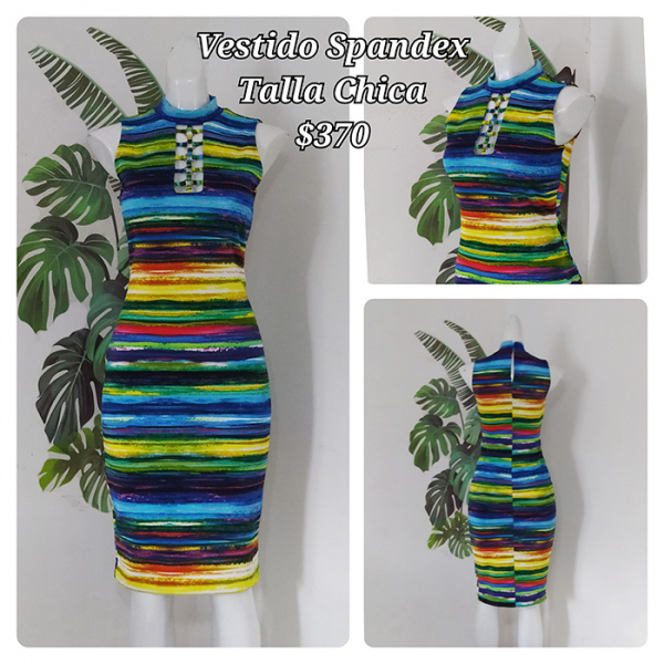 Vestido Spandex Talla Chica (57))