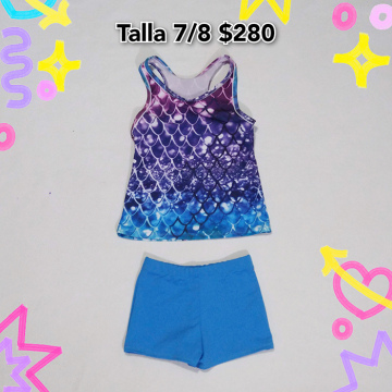 Trajes de Baño para Niña Talla 6 a 8 (28)