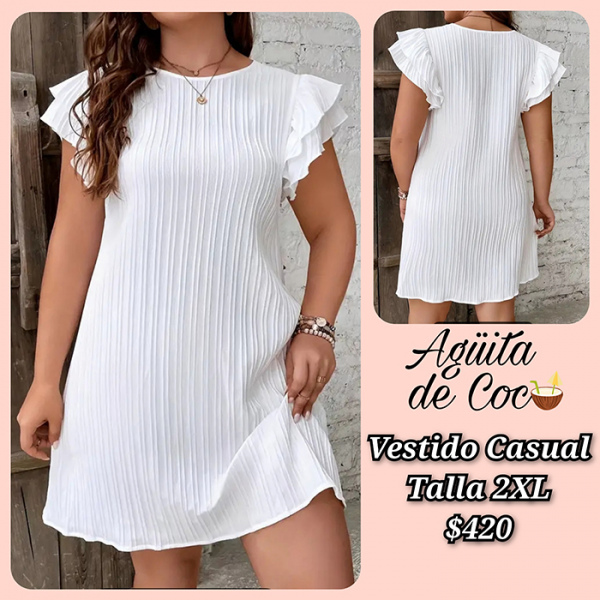 Vestido Casual Talla 2XL (46)