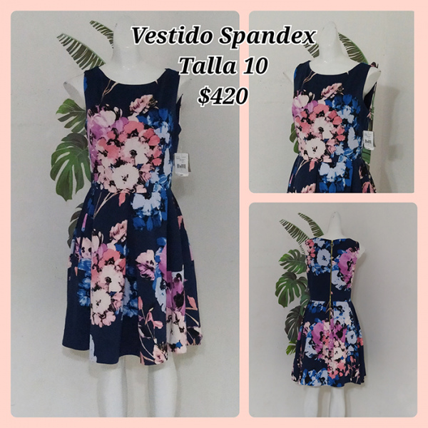 Vestido Spandes Talla 10 (4)