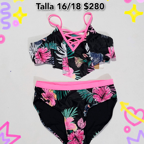 Trajes de Baño para Niña Talla 9 a 18 (96)